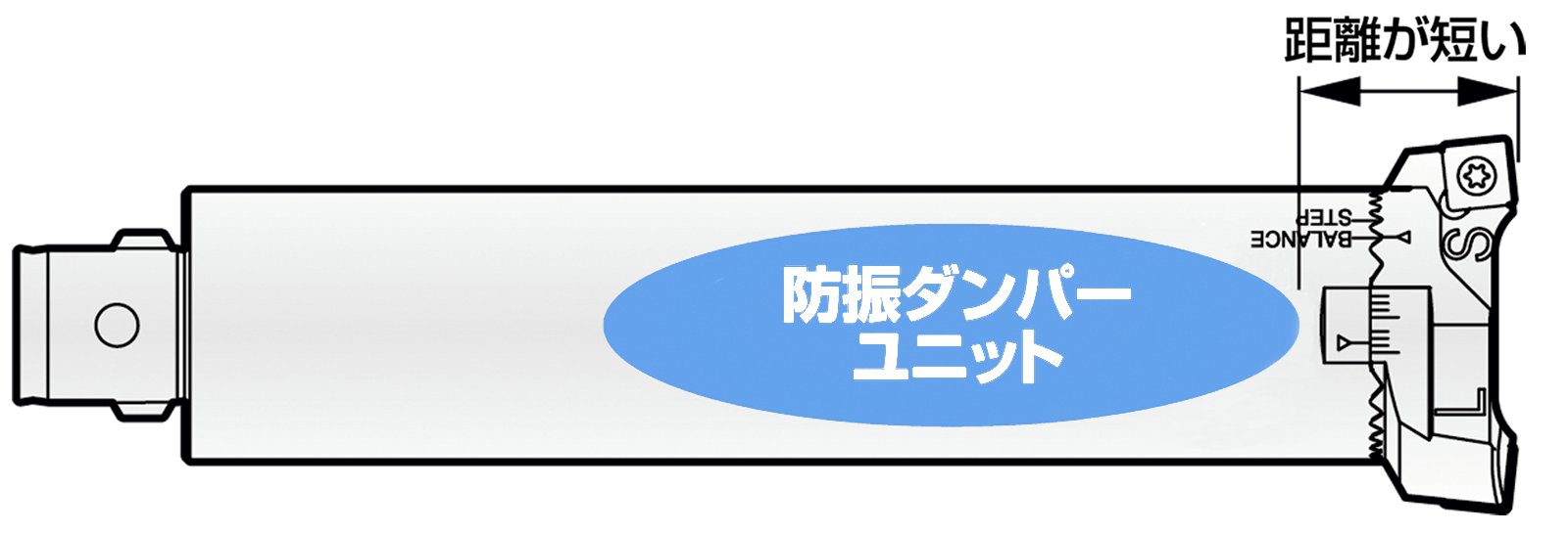 スマートダンパーSWボーリングヘッド | 大昭和精機株式会社